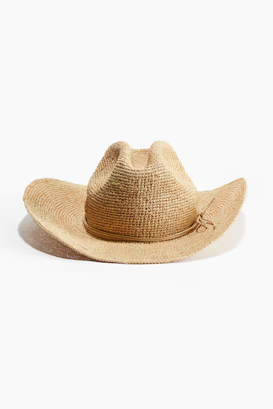 H & M - Cowboyhut aus Stroh - Beige - Damen | H&M (DE, AT, CH, NL, FI)