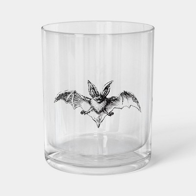 13.53 oz Glass Halloween Bat Decal Tumbler - Threshold™ | Target