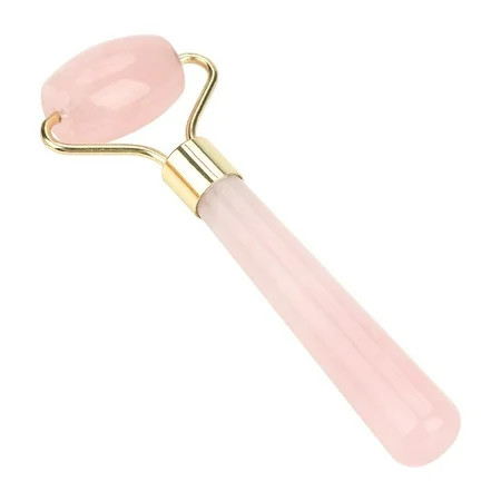 Mgaxyff Face Relax Roller, Face Massage Roller,Natural Rose Quartz Crystal Slimming Face Beauty Mass | Walmart (US)