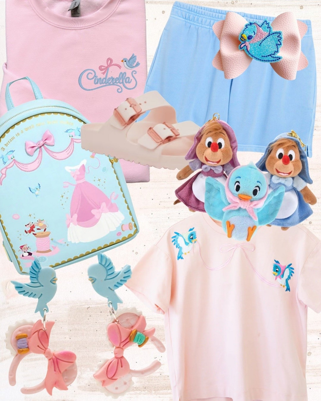 Inspired by Cinderella’s Helpers 🐭🐦 🩷 🐦🐭