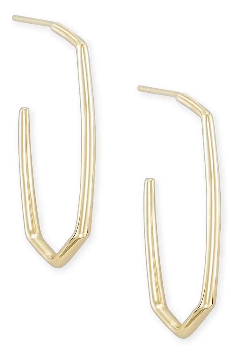 Ellen Angled Hoop Earrings | Nordstrom