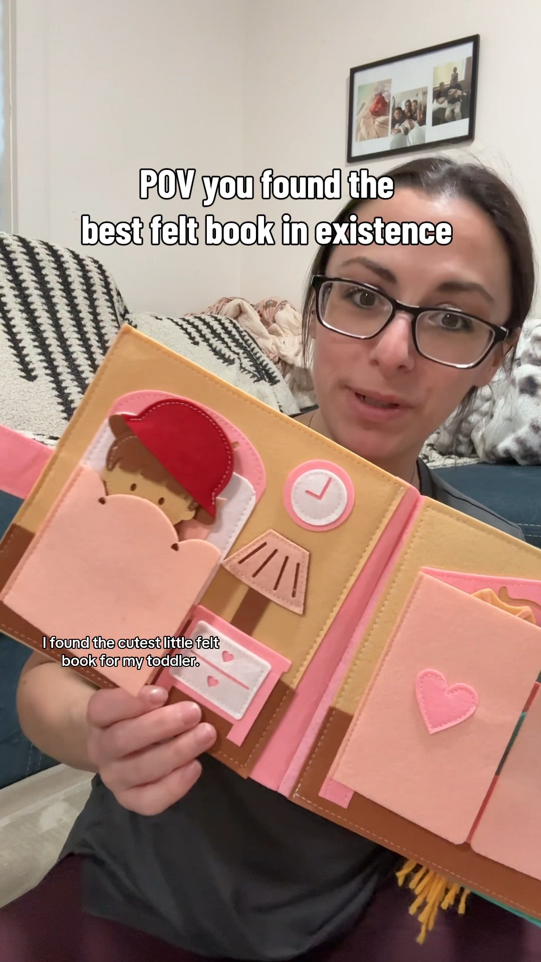These books keep my toddler busy for over and hour every time she pulls it out. So good for imaginative play. This one is her favorite. A little felt doll in a doll house but there’s others to choose from too! If you’re looking to keep your toddler busy with independent play, this is definitely a recommend.

#toddlerfinds #momhacks #imaginativeplay #amazonfinds #toddlergiftidea #easterbasket 

#LTKKids #LTKmomlife