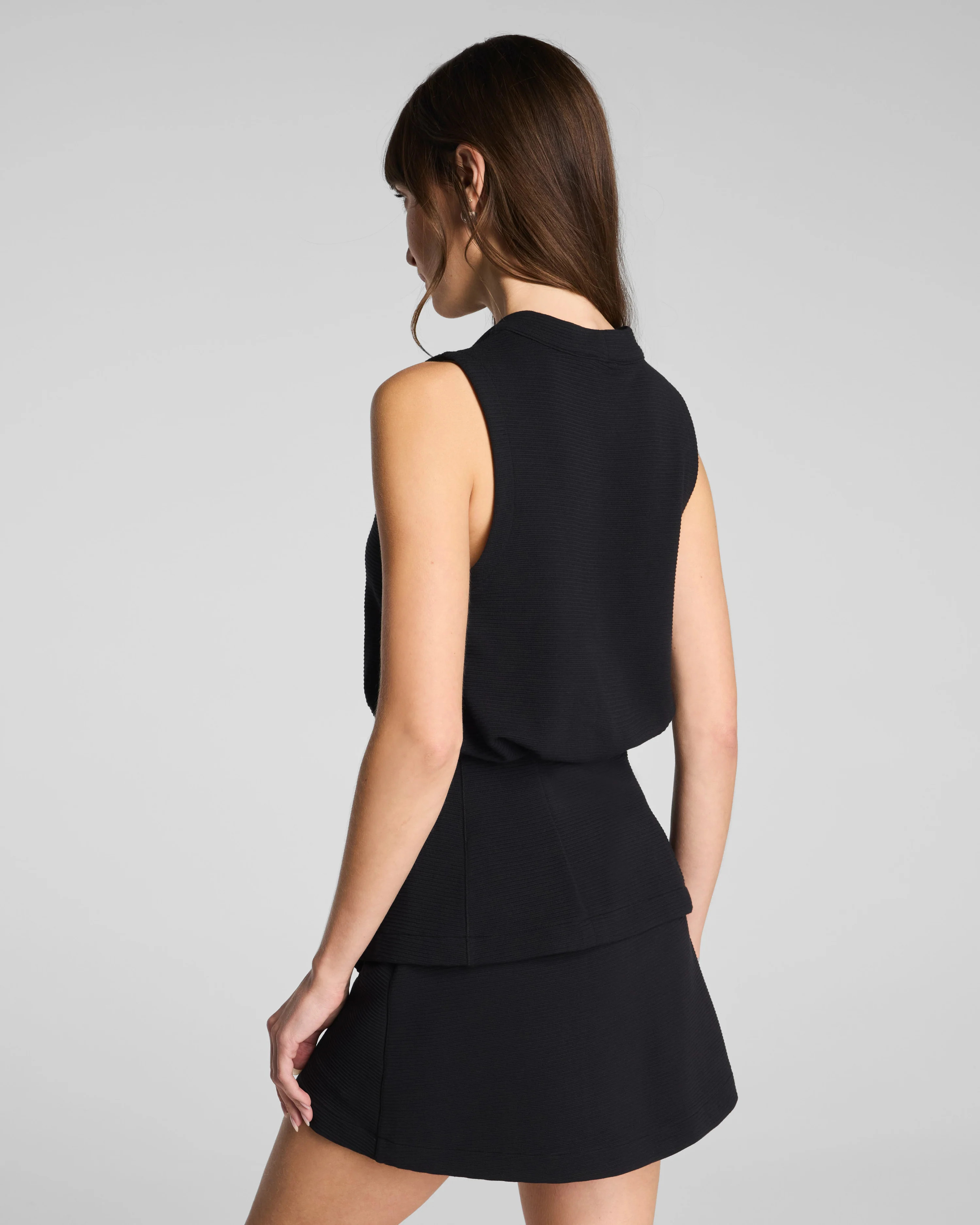 SPANX AirEssentials® French Rib Vest | Soft Button-Down Layer | Spanx