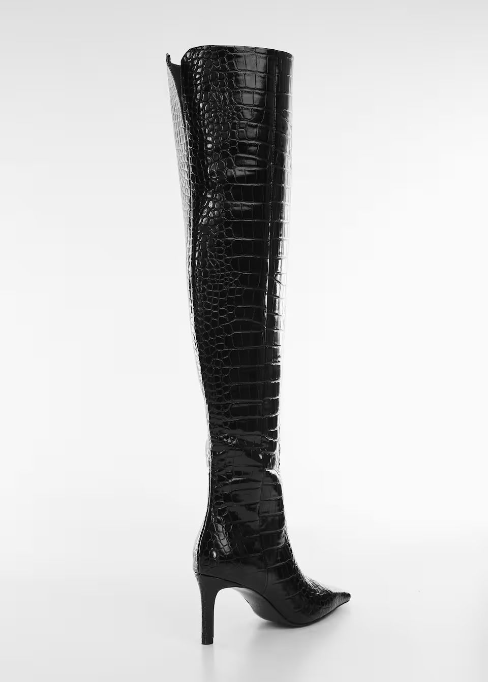 Coco-effect heeled boots -  Women | Mango United Kingdom | MANGO (UK)