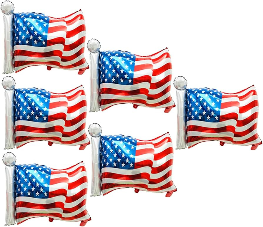 4th of July Balloons, Patriotic Party Balloon, American flag balloons for Independence Day Party ... | Amazon (US)