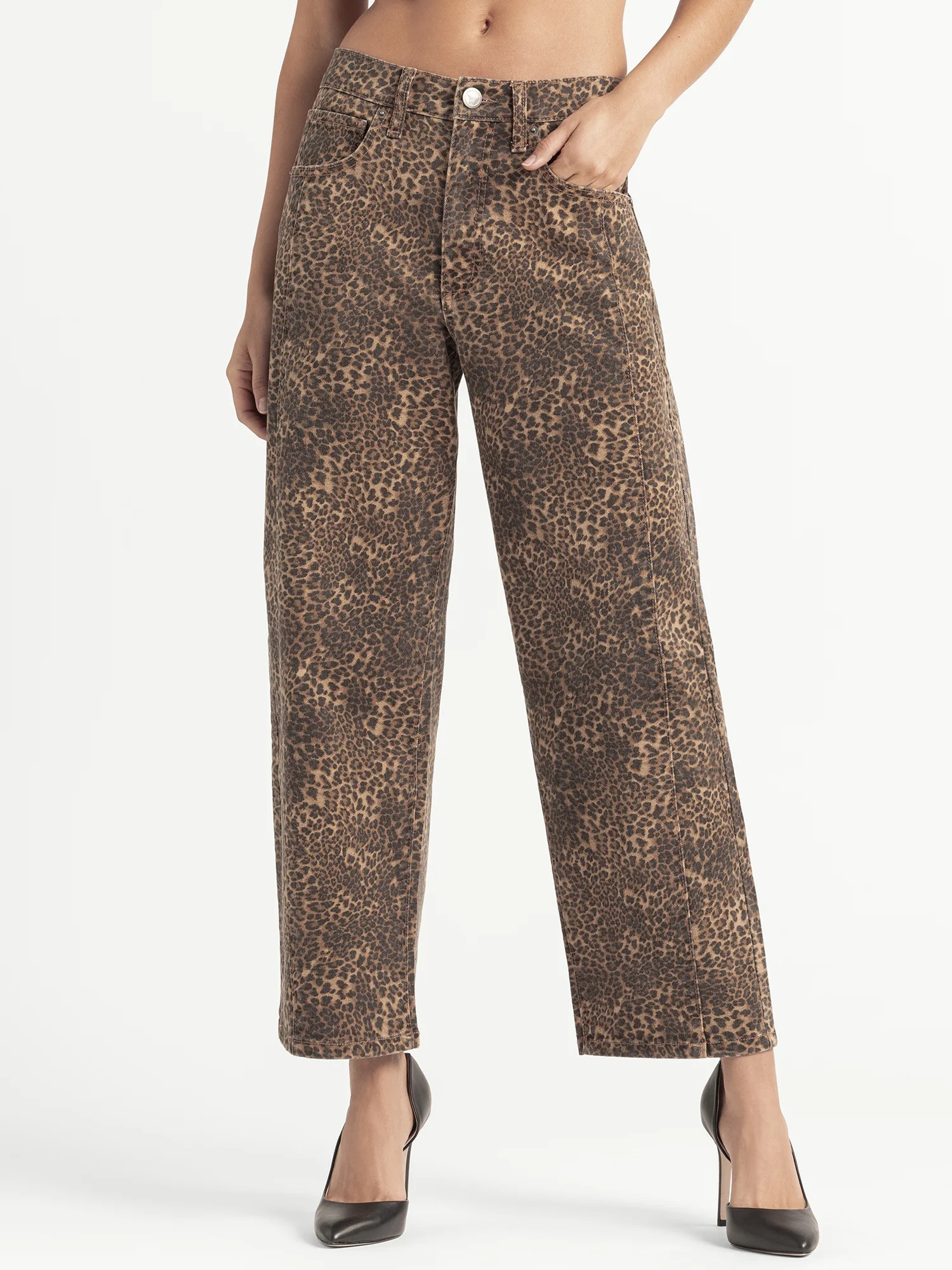 Jessica Simpson Women's Myrtle Barrel Leg Jeans, Sizes 2-16 | Walmart (US)