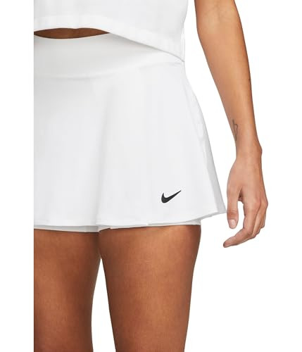 Nike, Womens, Dri-FIT Victory Flouncy Skirt, White/Black, X-Large | Amazon (US)