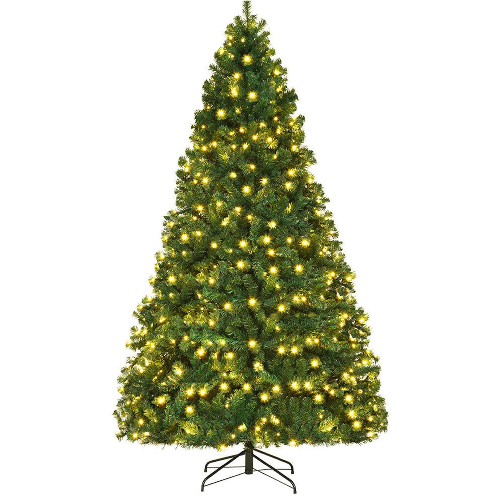 Vebreda Pre-Lit Artificial Christmas Tree 7.5ft with 450 Clear Incandescent Mini Lights, Indoor O... | Walmart (US)