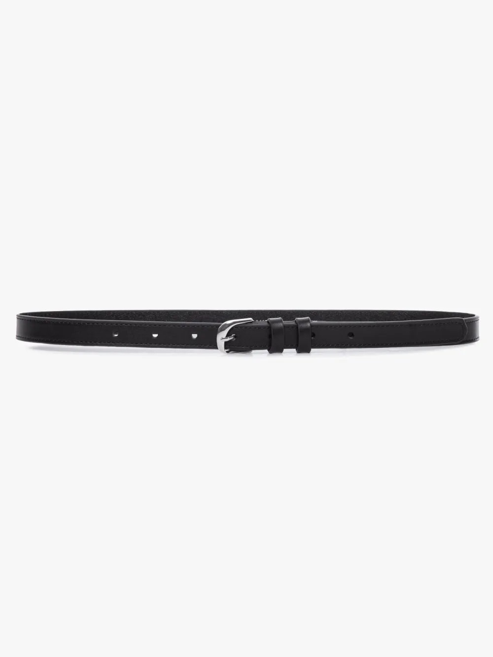 Petit Twist Buckle Belt  in  Noir | Frame Denim