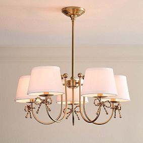 Forget-Me-Knot Bow Chandelier (24") | Pottery Barn Teen