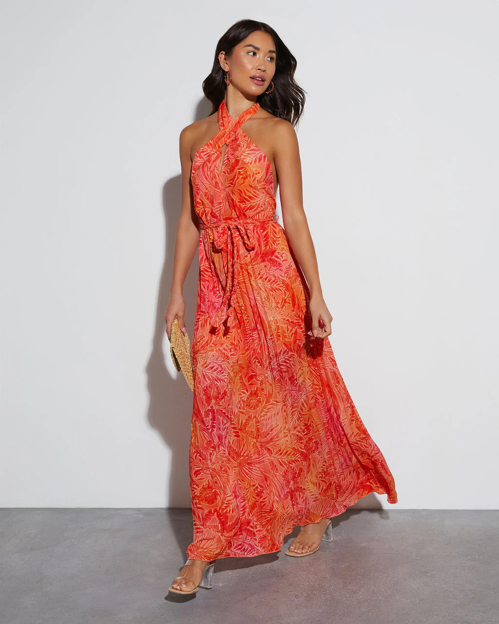 Selenia Halter Maxi Dress | VICI