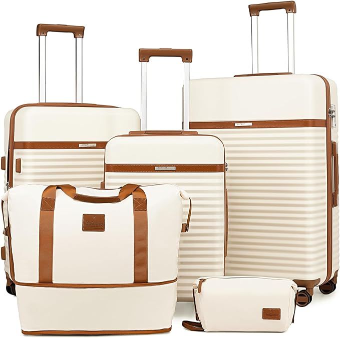 Joyway Luggage 3 Piece Luggage Sets Hardside Expandable Carry On Suitcase Set with Spinner Wheel,... | Amazon (US)