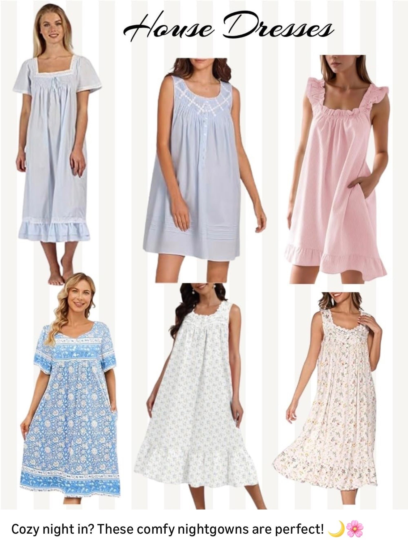 Cozy night in? These comfy nightgowns are perfect! 🌙🌸 #Nightwear #CozyHome date night outfits

#LTKootd #LTKSaleAlert #LTKSeasonal
