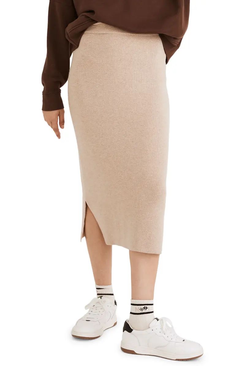 Brookhaven Merino Wool Blend Sweater Midi Skirt | Nordstrom