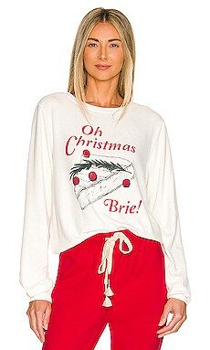 Wildfox Couture Xmas Brie Sweatshirt in Vanilla from Revolve.com | Revolve Clothing (Global)
