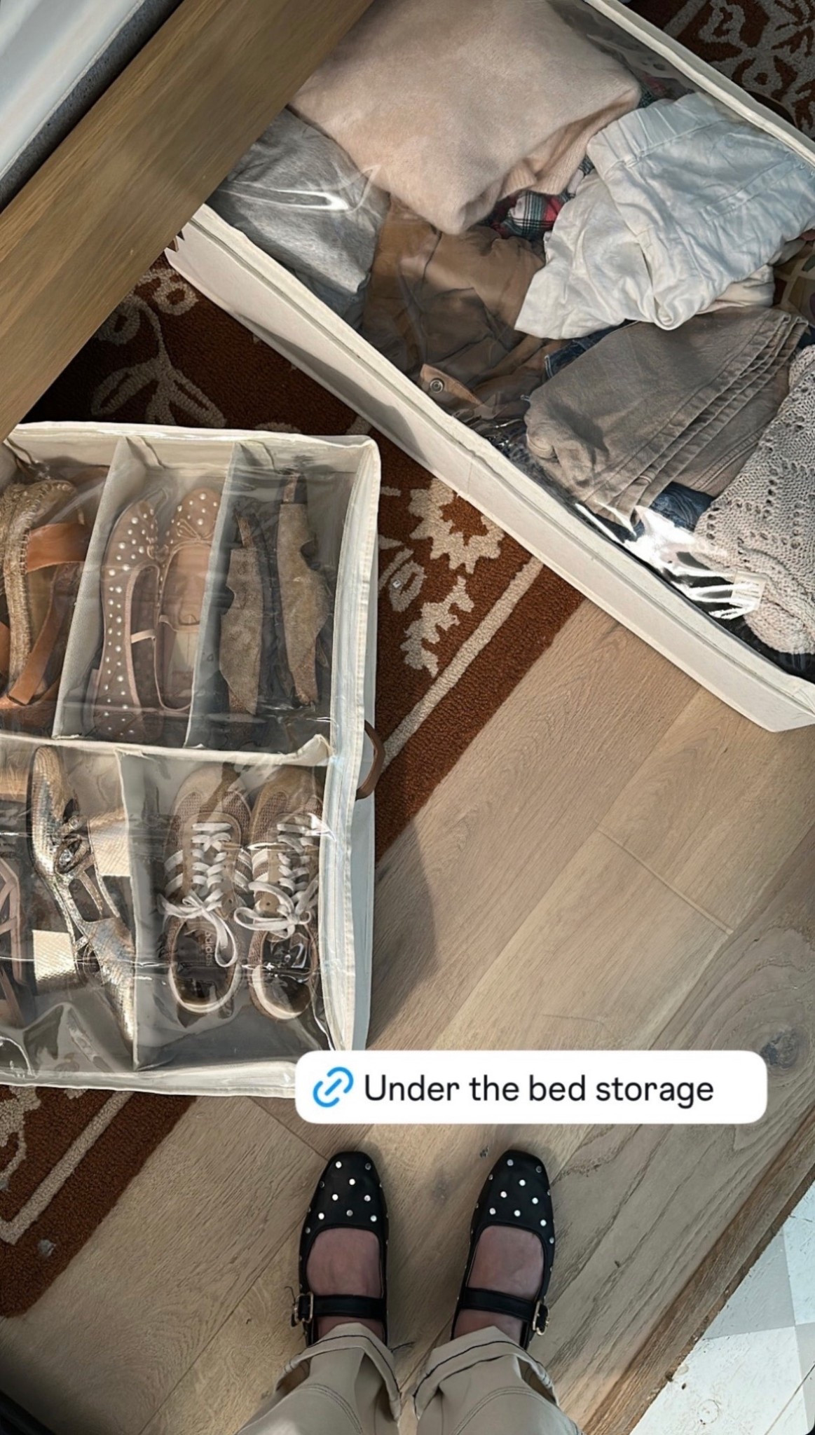 Under bed storage 

#LTKHome #LTKFindsUnder100