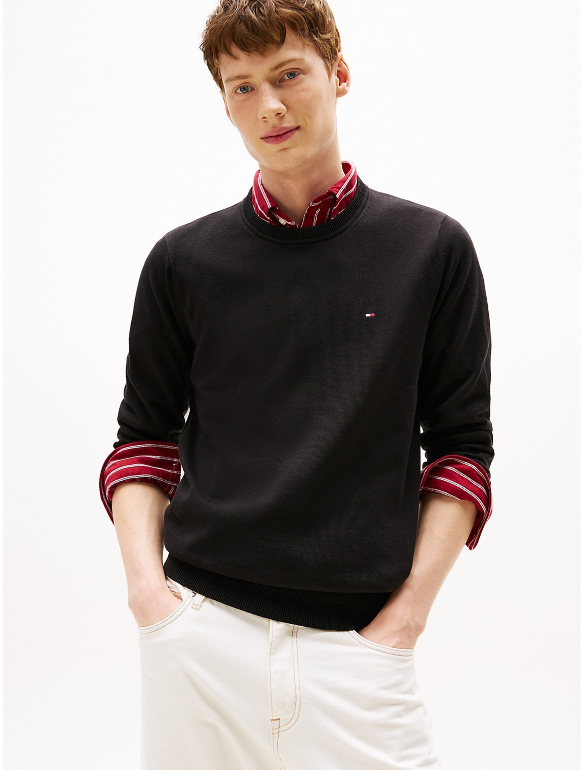 Tommy Hilfiger Men's Classic Crewneck Sweater - Black - XXXL | Tommy Hilfiger (US)