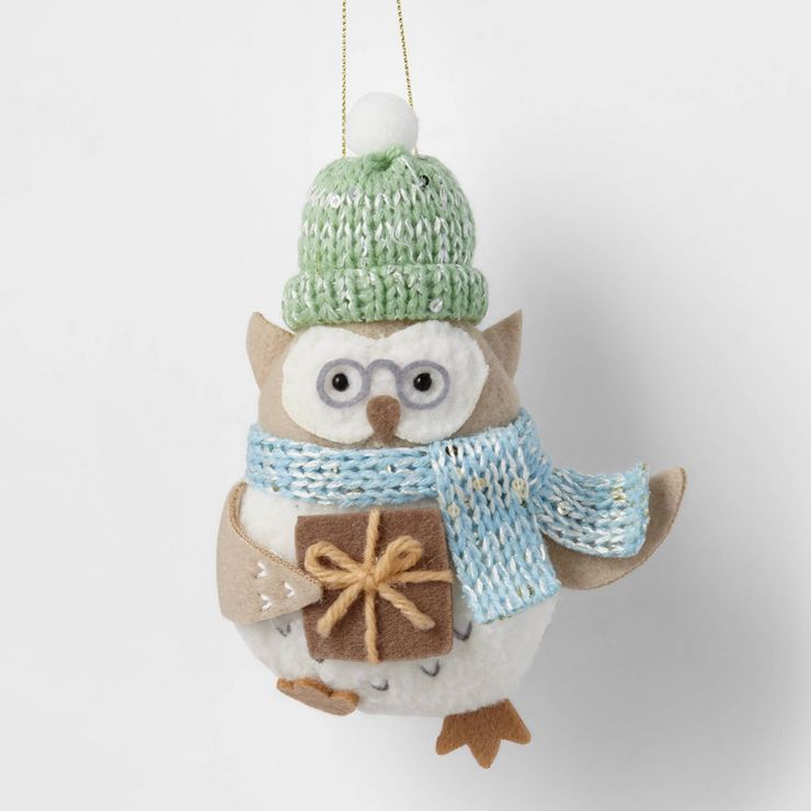 Owl Holding Gift Christmas Tree Ornament - Wondershop™ | Target