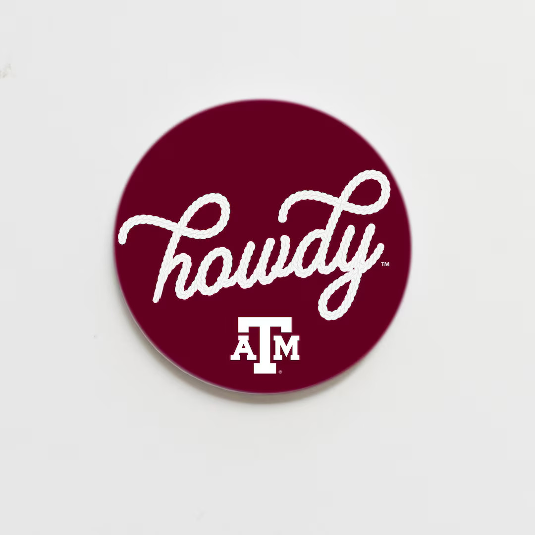 Texas A&M Howdy (maroon) Button - Etsy | Etsy (US)