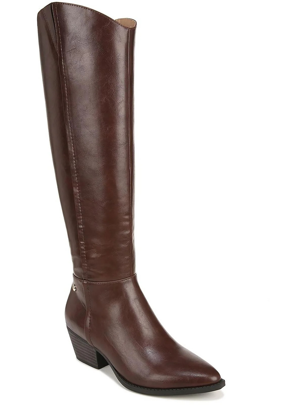 LifeStride Womens Reese Faux Leather Wide Calf Knee-High Boots | Walmart (US)