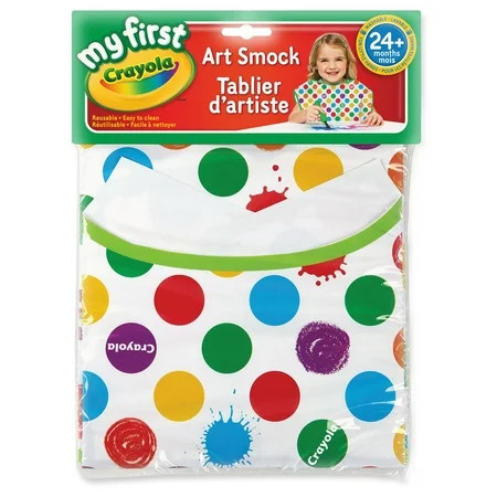 Crayola My First Art Smock Apron Non-Toxic | Walmart (US)