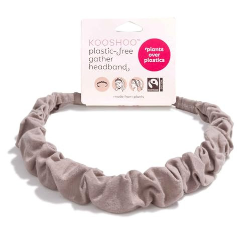 KOOSHOO Gather Headband – Organic Cotton, Plastic-Free Elastic Headband | No-Slip, No-Pinch | Fairtrade, GOTS Certified | Women's Hair Accessory - Atmosphere | Amazon (US)