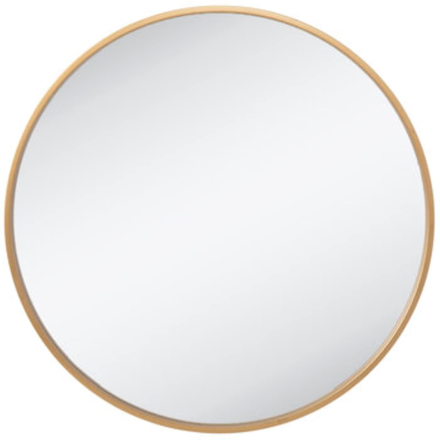 Hobby Lobby Gold Modern Round Large Metal Wall Mirror for Minimalist Home Decor, Bathroom or Entr... | Amazon (US)