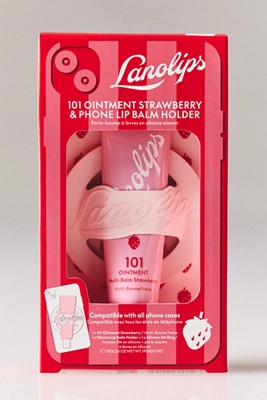 Lanolips Strawberry 101 Ointment & Phone Holder | Anthropologie (US)
