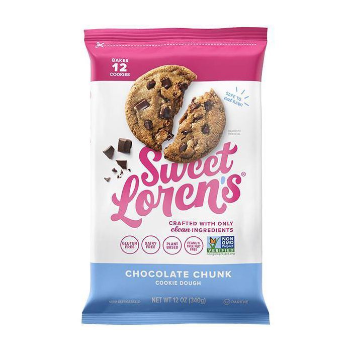 Sweet Loren's Gluten Free Vegan Chocolate Chunk Cookie Dough - 12oz | Target