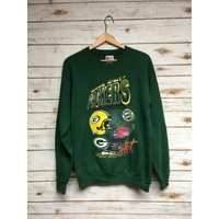 Vintage 90's Green Bay Packers Crewneck Sweatshirt Football Monday Night Football Crew Neck Sweater  | Etsy (US)