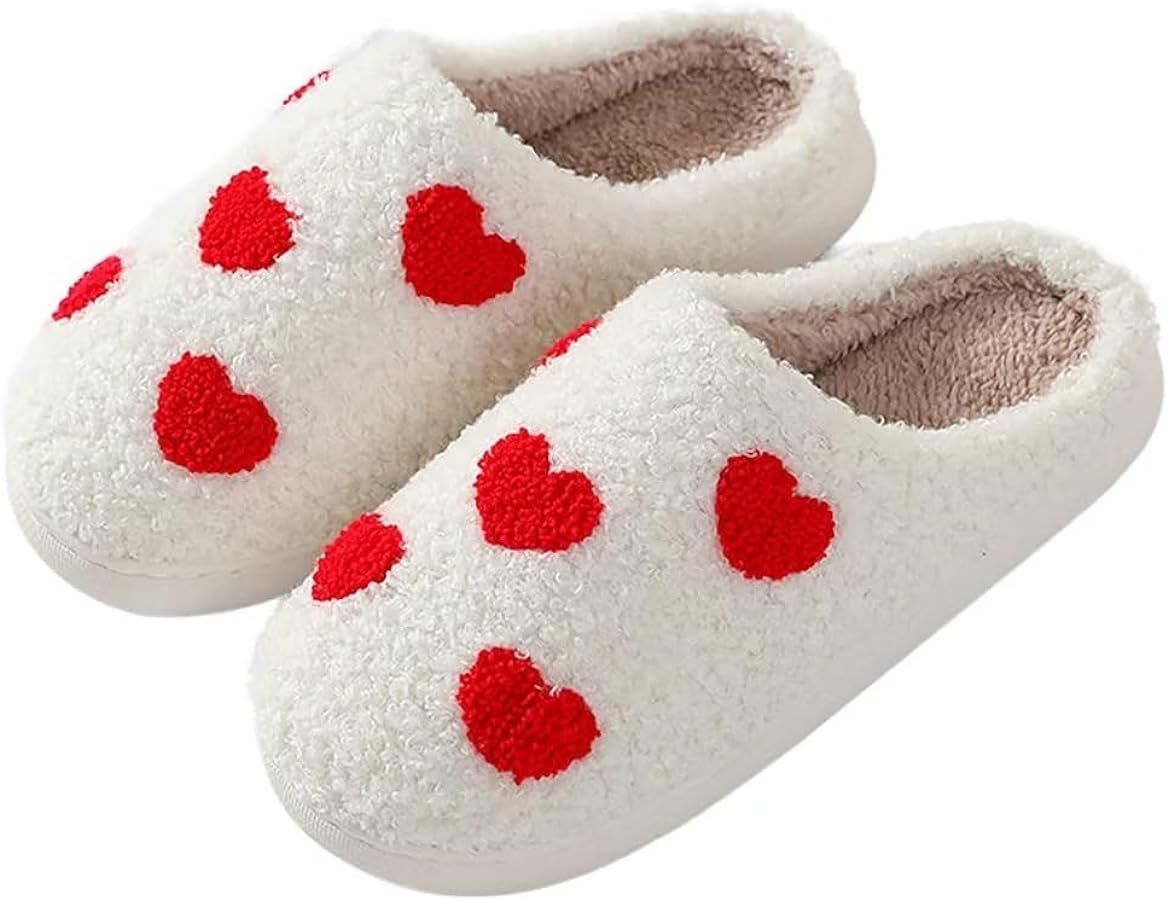 Strawberry Cotton Slippers Cherry Slippers Love Heart Slippers Cowboy Boot Slippers Fox Cat Slipp... | Amazon (US)