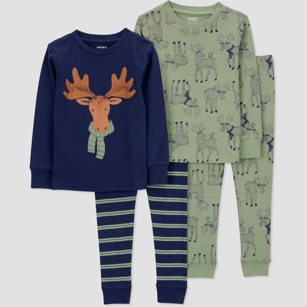 Carter's Just One You® Toddler Boys' 4pc Long Sleeve Pajama Set | Target