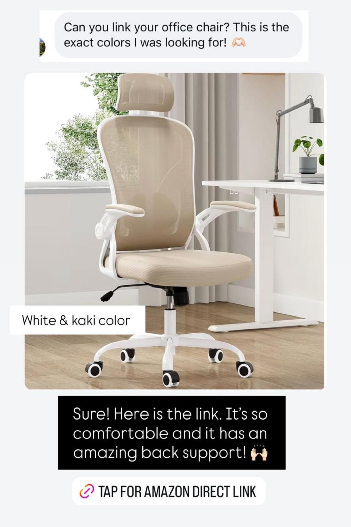 Sure! Here is the link. It's so comfortable and it has an amazing back support! 4*

#LTKHome #LTKOver40 #LTKU