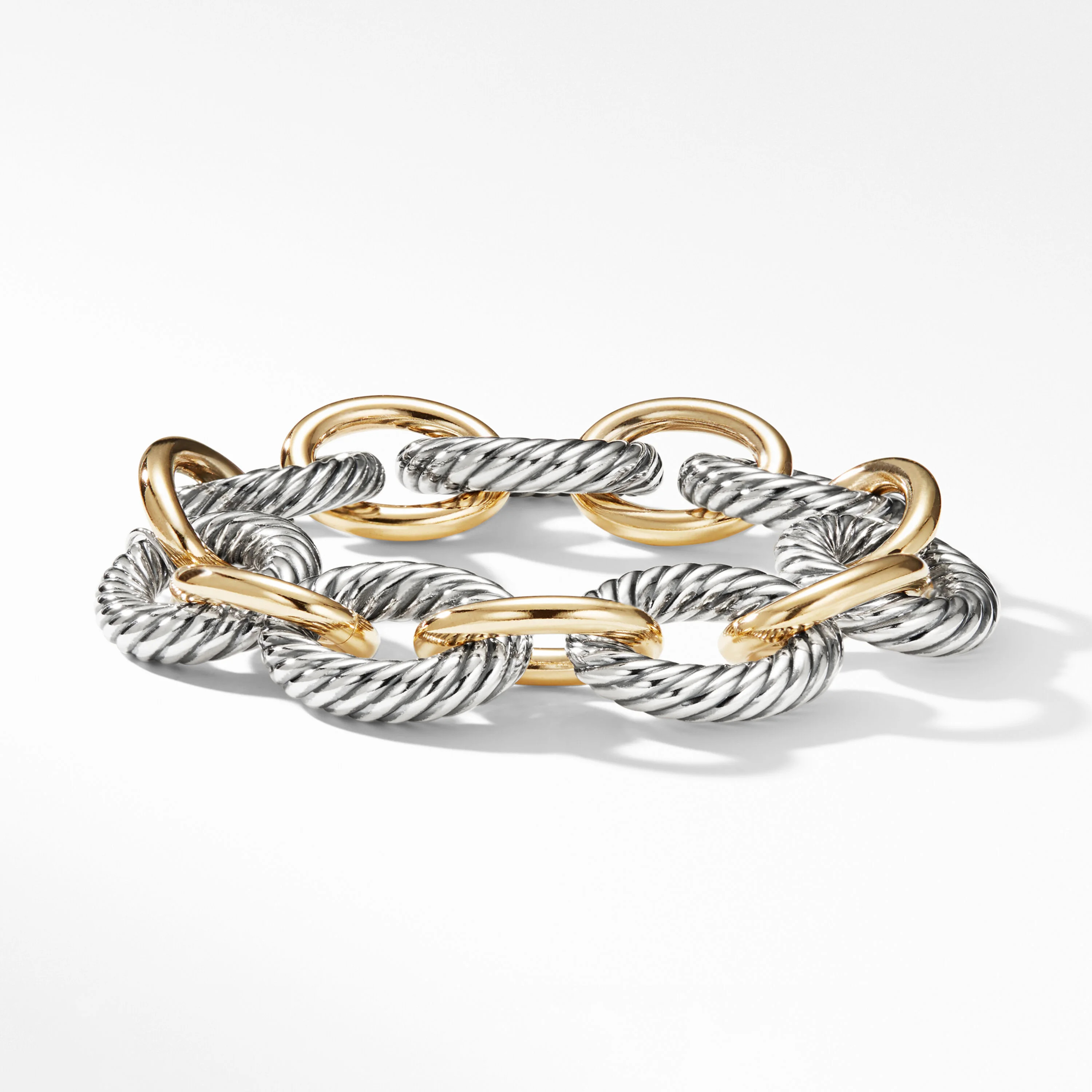 David Yurman | Oval Link Chain Bracelet with 18K Yellow Gold | David Yurman