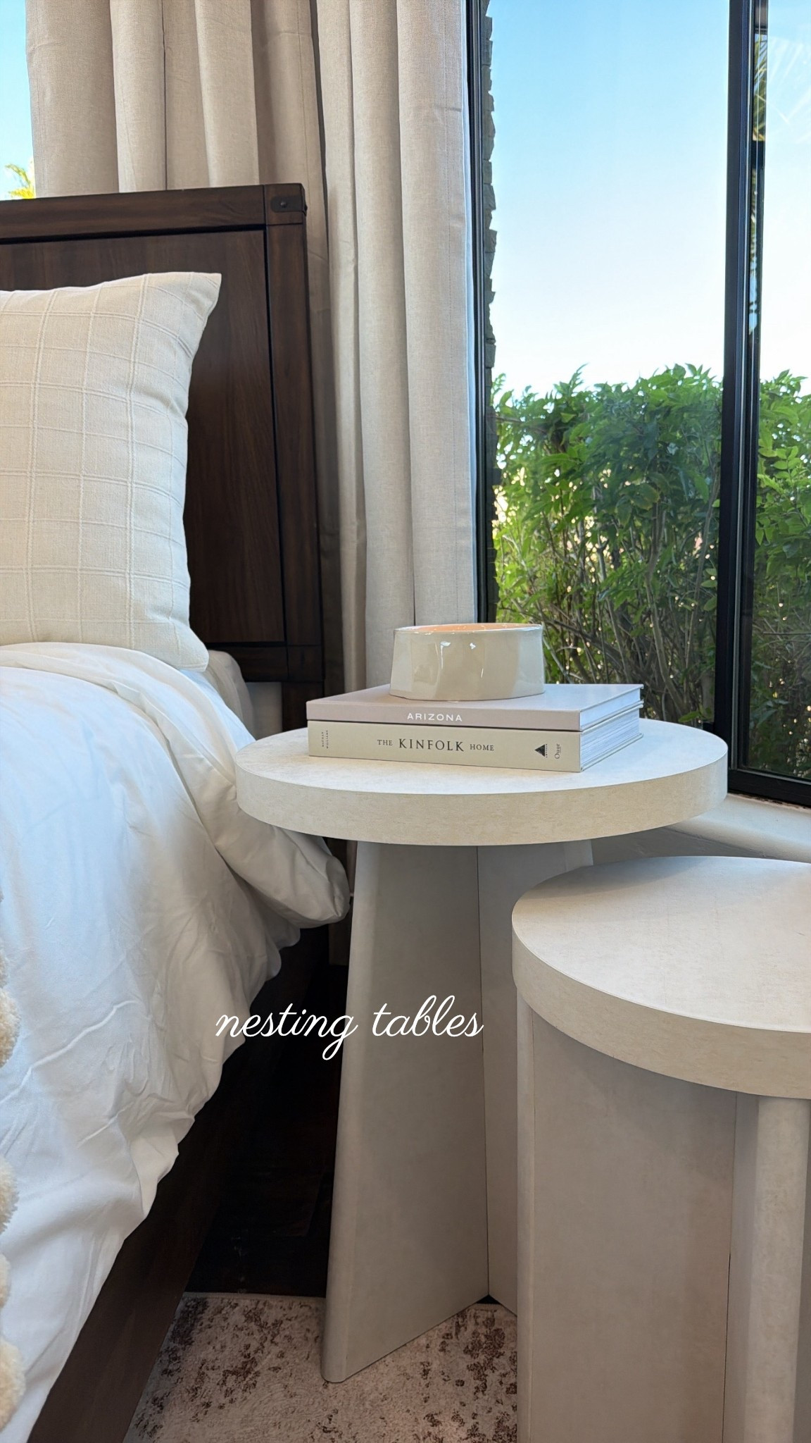 Decor 
Nesting tables 
Table