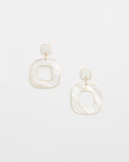 Mother of Pearl Square Earrings | Chico's