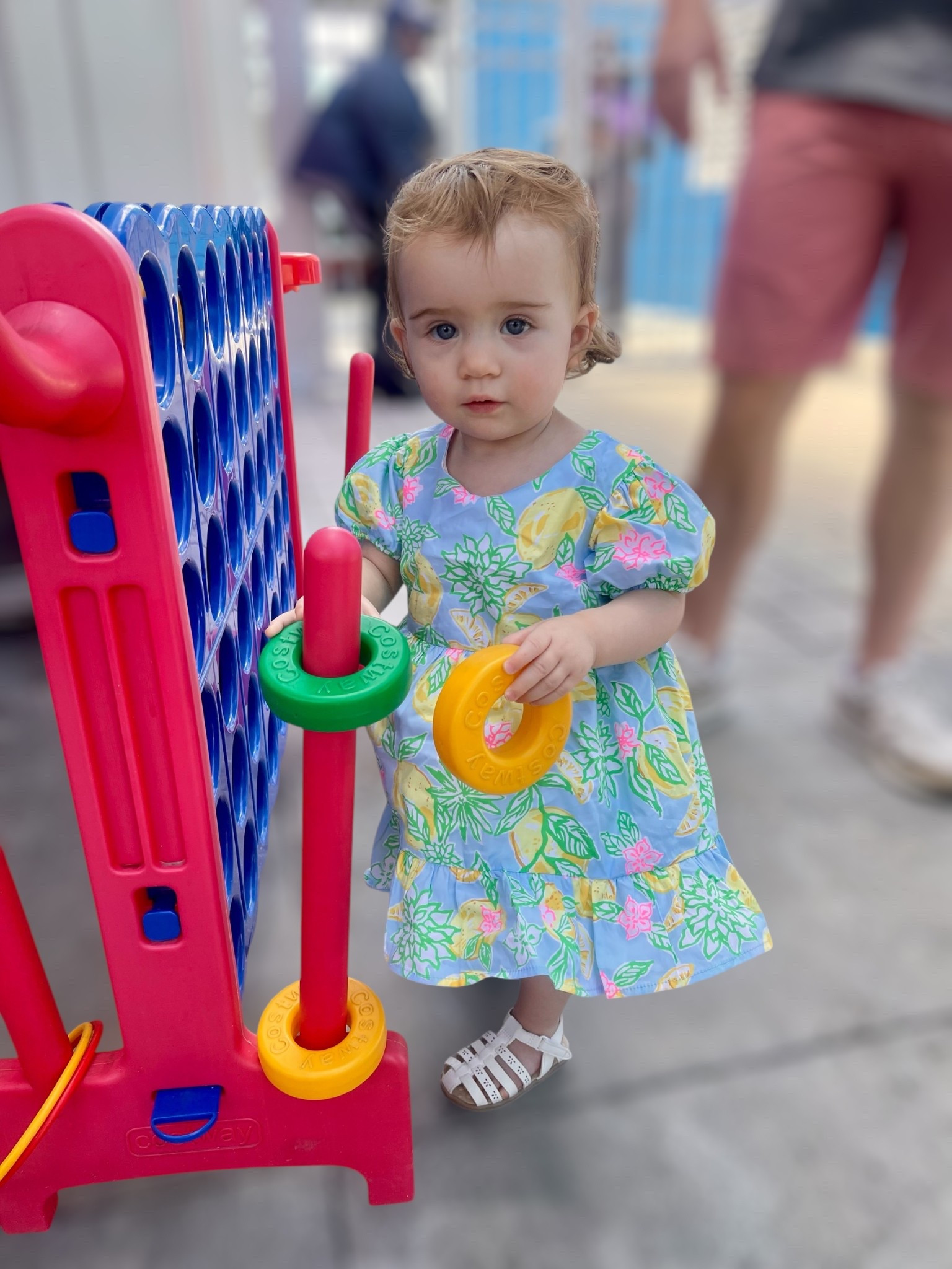 Lemonade stand cuteness in full effect 🍋🩷👧! My little sunshine is wearing the Lilly Pulitzer infant shift dress in the happiest pastel citrus print — a mix of pinks, greens, and lemon yellow that’s perfect for springtime fun 🌸🍋🌿. The flutter sleeves and tiered ruffle hem add extra sweetness for play days on vacation ☀️🎀.

She’s wearing white strappy sandals — comfy, cute, and easy for walking or toddling around during cruise adventures 🚢👣. Whether she’s playing a giant Connect Four game or posing for family pics, this outfit brings major tiny tourist energy 📸💛

Outfit Details:
	•	Dress: Lilly Pulitzer infant shift dress with citrus print 🍋🌺
	•	Shoes: white toddler sandals 🤍👡


Lilly Pulitzer baby girl dress, citrus print toddler outfit, spring baby clothes, toddler cruise style, colorful infant dress, vacation outfit for baby girl, preppy toddler fashion

Perfect for:
Spring break 🌴, cruise port days 🛳️, Easter vacation 🐣, resort playtime 🧸, toddler family photos 📷

Bright colors, big smiles & island vibes — linked this adorable look on LTK! 🛍️🍋💗

#LTKKids #LTKBaby #LTKFindsUnder50