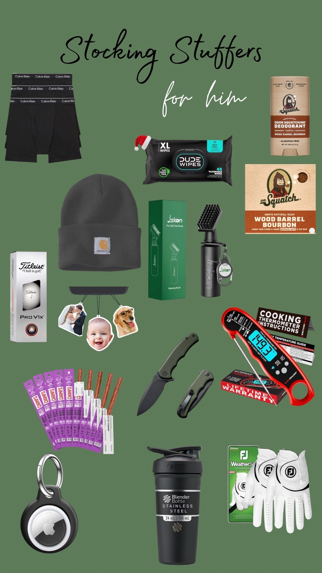 Stocking stuffers for him!

Great lower budget ideas for stocking stuffers. All of these can be found on Amazon!

#LTKFindsUnder50 #LTKHoliday #LTKGiftGuide