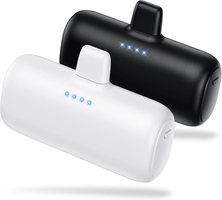[2-Pack] Mini Portable Charger for iPhone,5200mAh Ultra Compact PD Fast Charging Power Bank,Plug-... | Amazon (US)