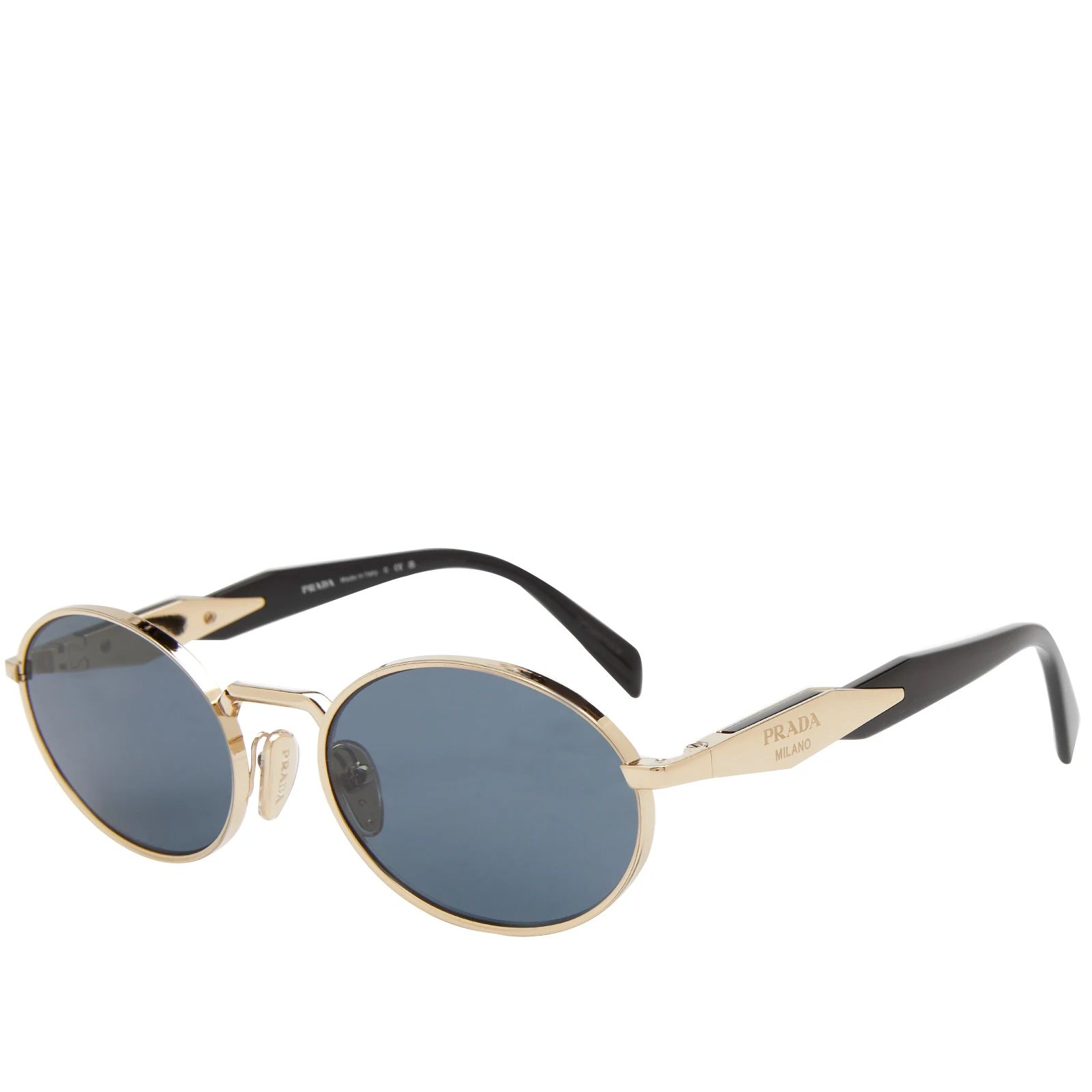 Prada Eyewear Women's PR 65ZS Sunglasses in Gold/Grey | END. Clothing