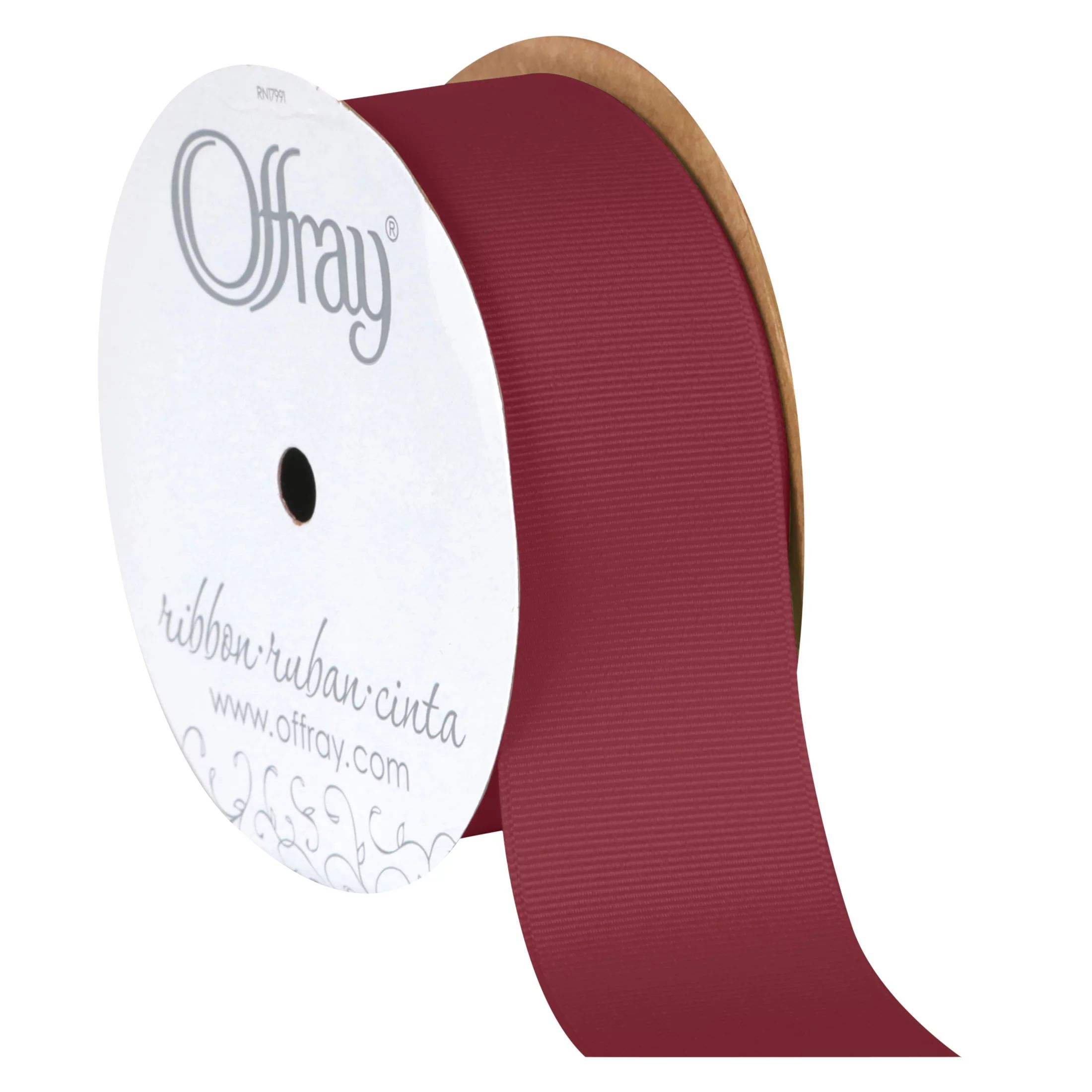 Offray Ribbon, Red Bordeaux 1 1/2 inch Grosgrain Polyester Ribbon for Sewing, Crafts, and Gifting... | Walmart (US)