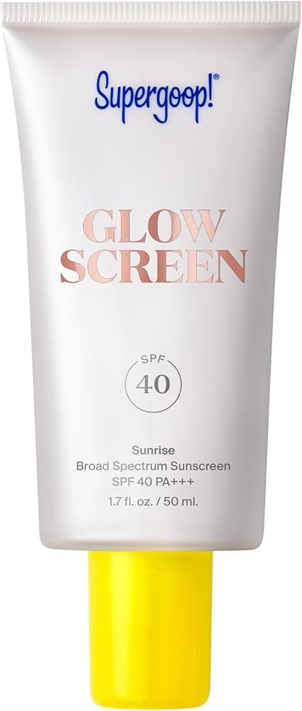 Supergoop! Glowscreen SPF 40 - Glowy Sunscreen Primer with Hyaluronic Acid, Vitamin B5 & Niacinam... | Amazon (US)