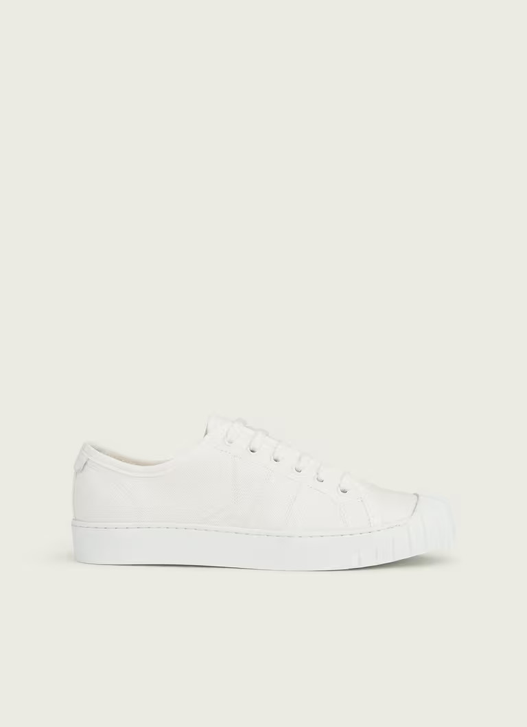 Esme White Recycled Cotton Trainers | L.K. Bennett (UK)