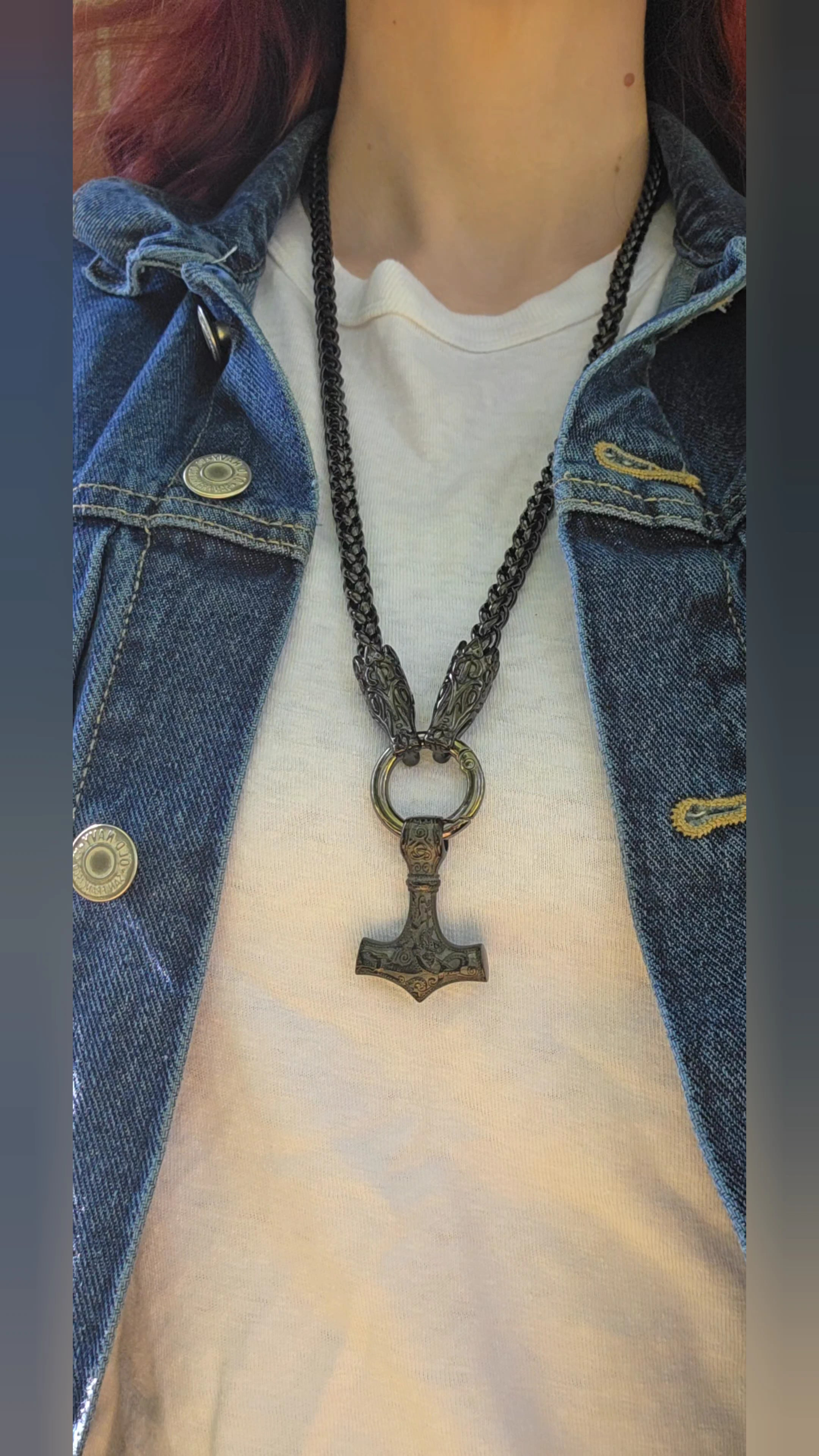 Power forged in legend.This Thor necklace makes a perfect gift ⚡️🎁Thor necklace, Norse jewelry, viking, viking pendant, viking jewelry, gifts for him, gifts for her, jewelry, stocking stuffers, gift ideas

#LTKGiftGuide #LTKootd #LTKFindsUnder50
