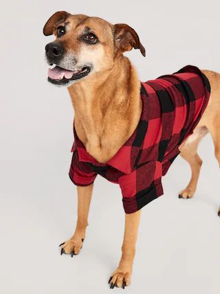 Matching Print Flannel Shirt for Pets | Old Navy (US)