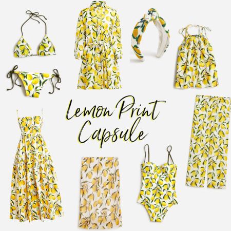 Lemon print pieces from J. Crew! 
.
Summer outfit lemon print swimsuit one piece swimsuit bikini lemon print dress 

#LTKSeasonal #LTKfindsunder100 #LTKstyletip