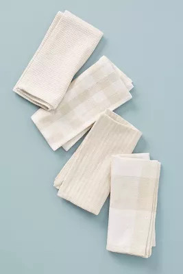 Amber Lewis for Anthropologie Grayston Napkins, Set of 4 | Anthropologie (US)