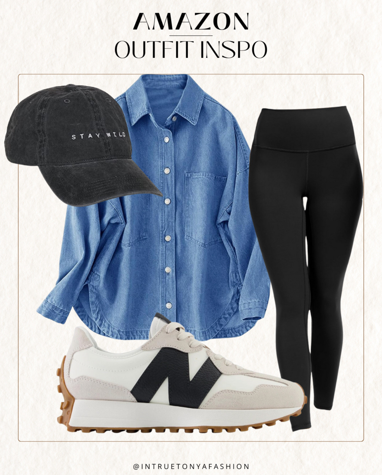 Casual outfit inspo from amazon — chambray button down shirt, baseball hat, leggings, and new balance sneakers 






Winter outfit
Winter fashion
Amazon winter outfits
Trending winter fashion 
 casual winter outfits | winter fashion | size 4-6 | cold weather outfits | winter outfit ideas | layering outfit for the cold| winter fashion 2025 | outfit inspo | outfit ideas | winter outfits amazon  | casual outfit Ideas  | Outfits | Amazon Casual Outfit | Cute casual outfits | Preppy Outfit 


#LTKSaleAlert #LTKFindsUnder50 #LTKootd