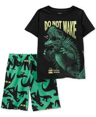 Carter's Little & Big Boys Dinosaur Loose-Fit Pajamas, 2 Piece Set - Macy's | Macy's