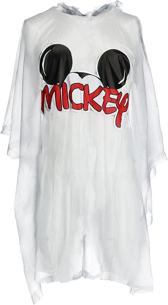 Disney Youth Mickey Mouse Family Rain Poncho Raincoat Keep Dry Clear | Amazon (US)